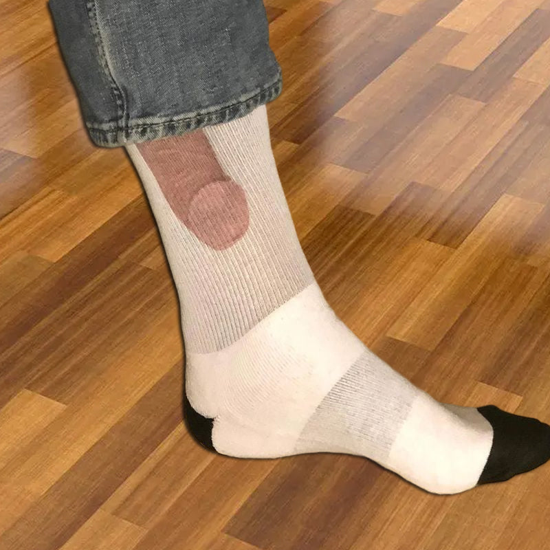 Montrez des chaussettes colorées amusantes