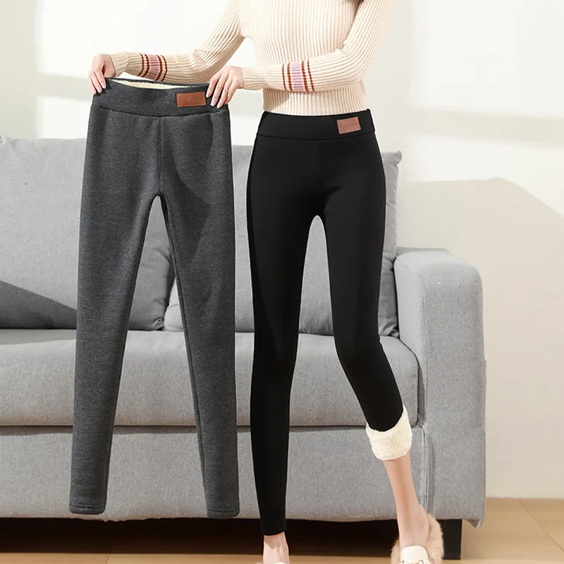 Pantalon en cachemire thermique à la mode pour femme