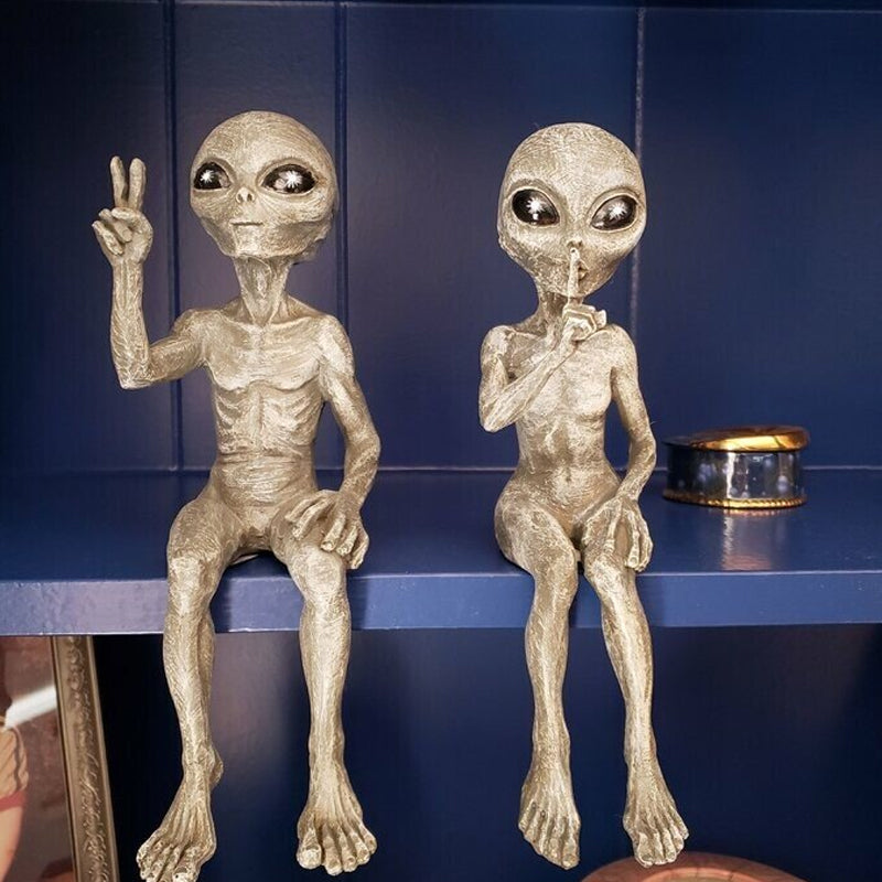 Statue de jardin extraterrestre de l'espace extra-atmosphérique