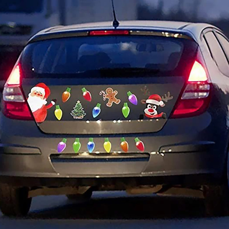 Autocollants de Noël drôles créatifs
