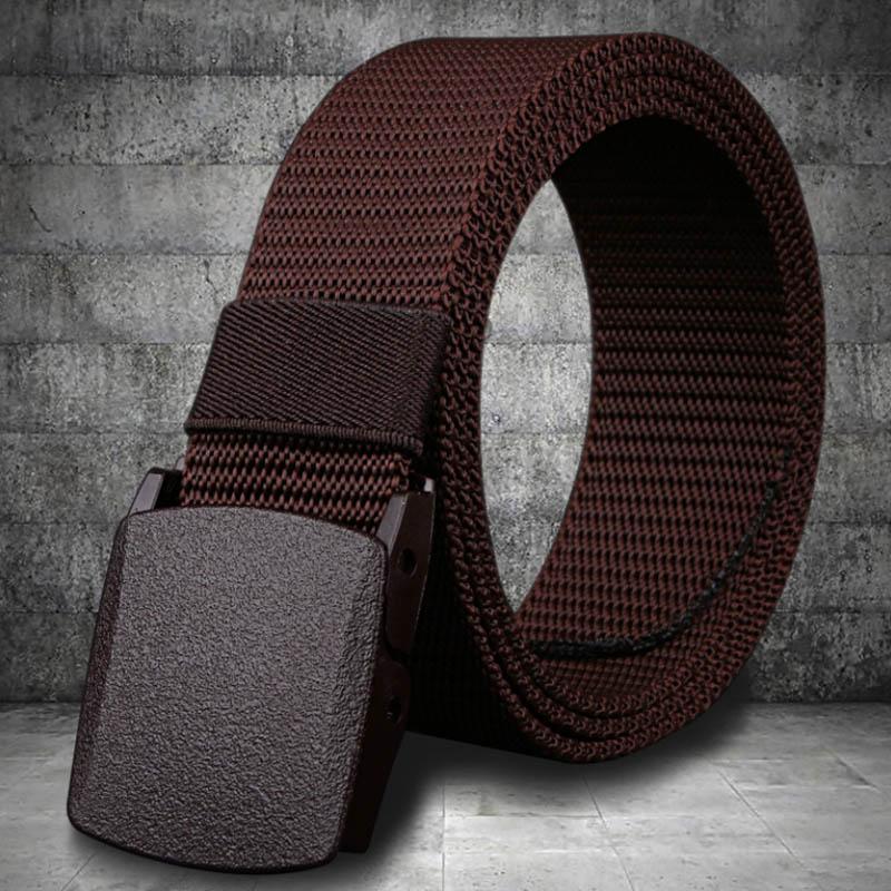 Ceinture en nylon à boucle non magnétique non métallique