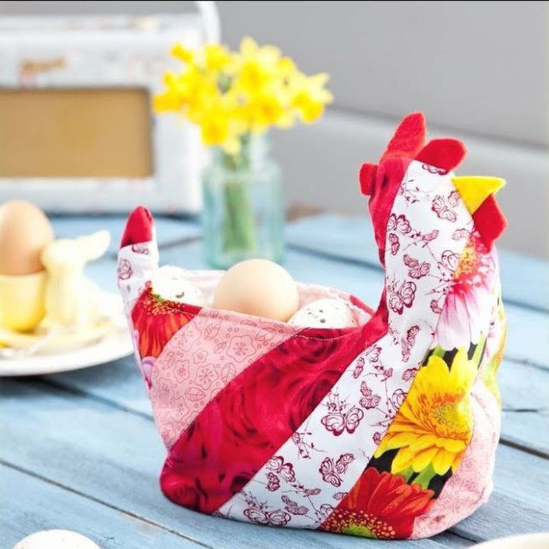 Ensemble de modèles de panier d'oeufs mignon bricolage