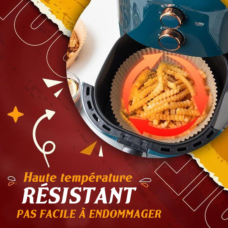 Doublure en papier jetable pour friteuse à air (100 PCS)