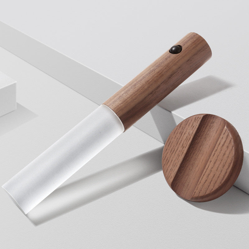 Lampe murale en bois LED rotative à 360°