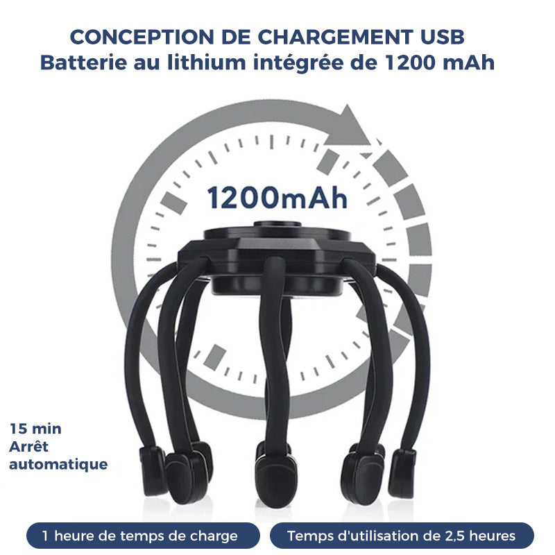 Masseur ultra-cuir chevelu
