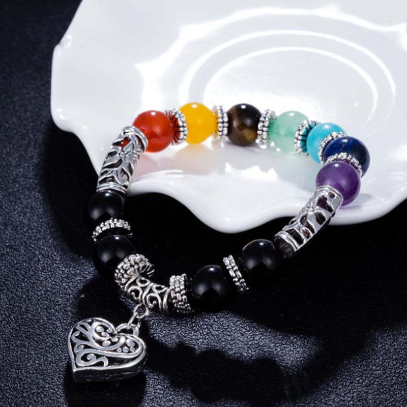 Bracelet Cristal Sept Couleurs
