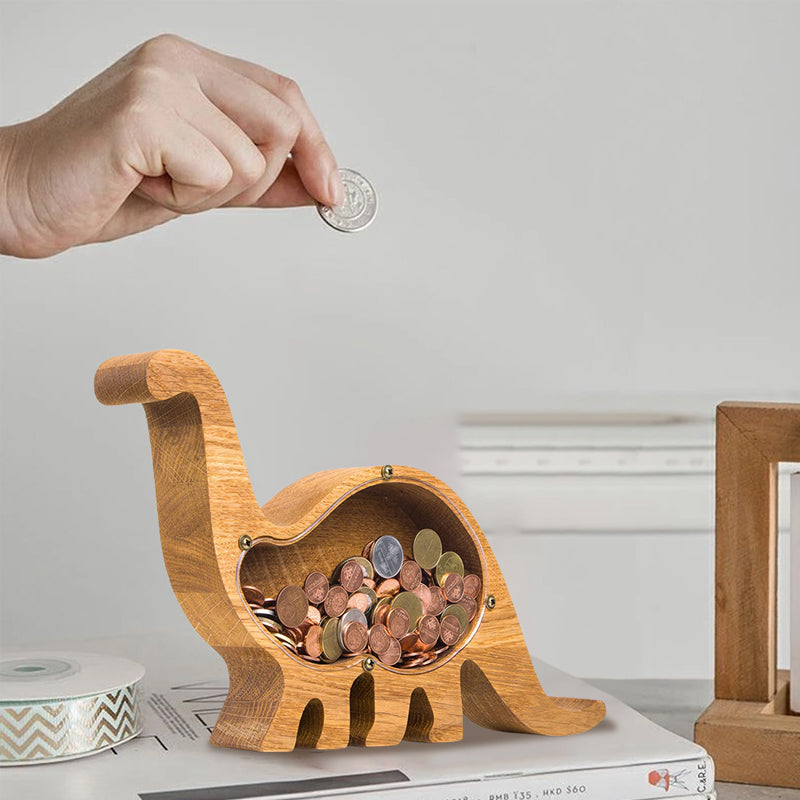 Tirelire Animal en Bois