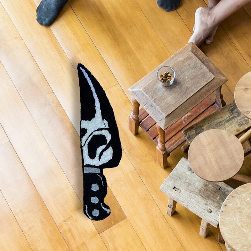 Tapis de couteau étonnamment crâne