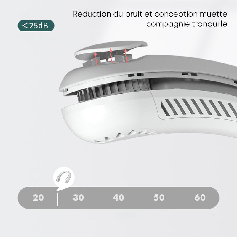 Ventilateur tour de cou portable