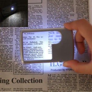 Loupe de type carte LED pour la lecture