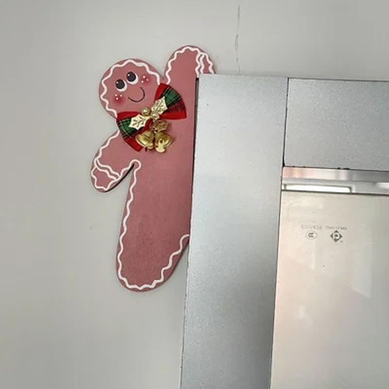 Décoration de cadre de porte bonhomme en pain d'épices