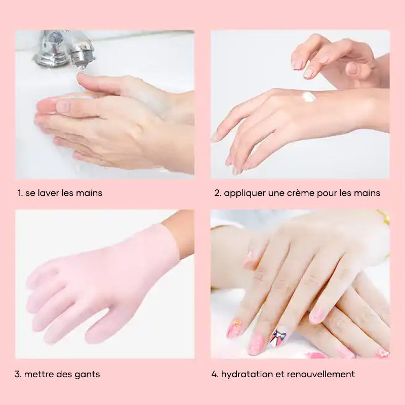Gants Hydratants Pour Réparer Les Fissures Sèches