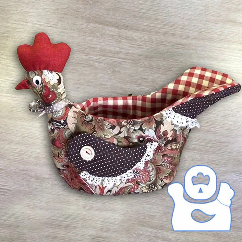 Ensemble de modèles de panier d'oeufs mignon bricolage