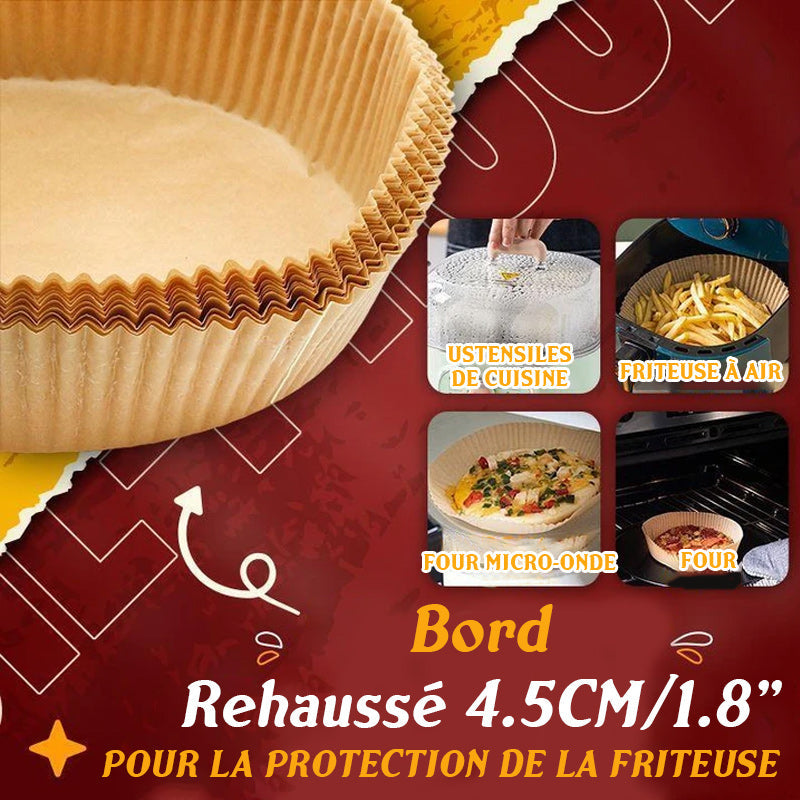 Doublure en papier jetable pour friteuse à air (100 PCS)