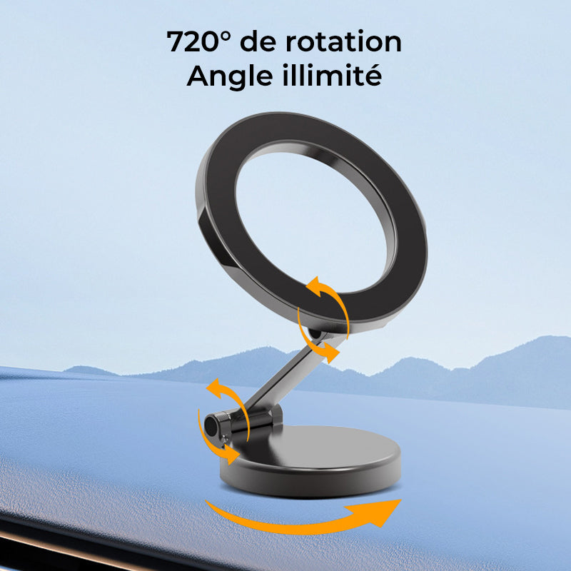 Support Magnétique de Portable à Rotation 360