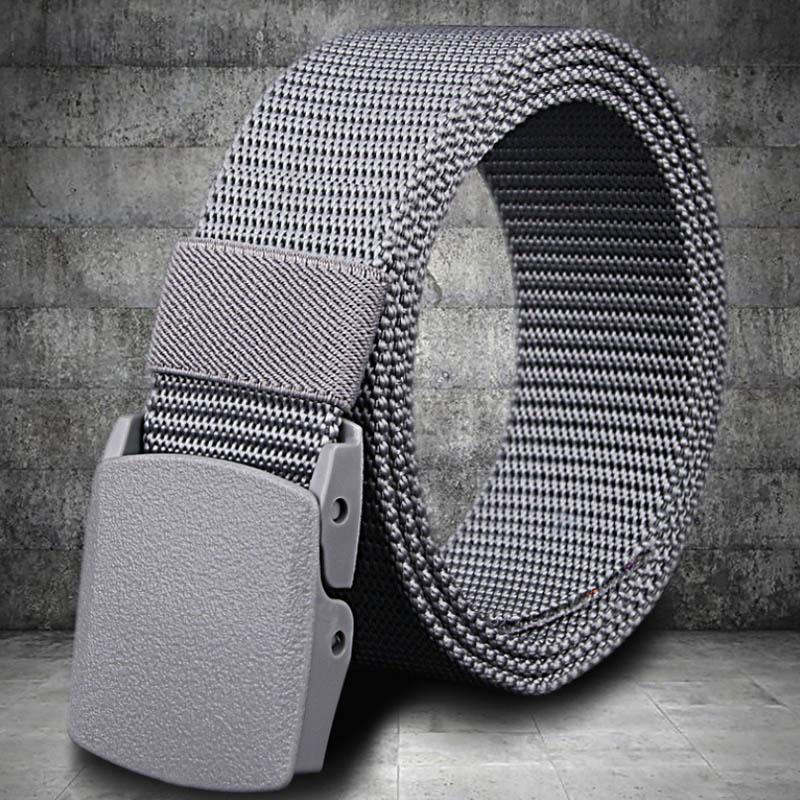 Ceinture en nylon à boucle non magnétique non métallique