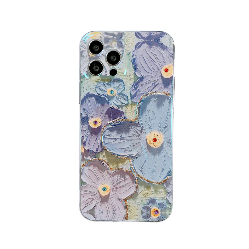 Étui de téléphone exquis de peinture à l'huile colorée pour iphone