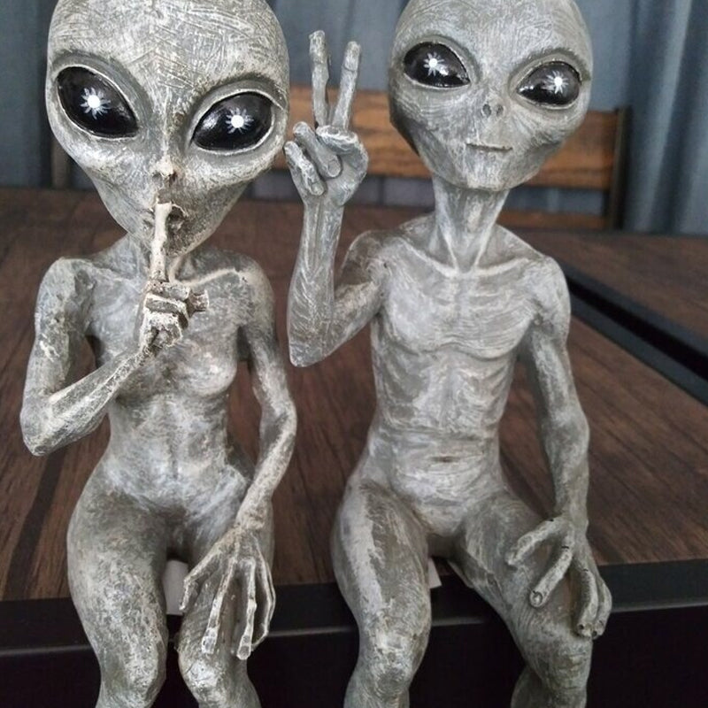 Statue de jardin extraterrestre de l'espace extra-atmosphérique