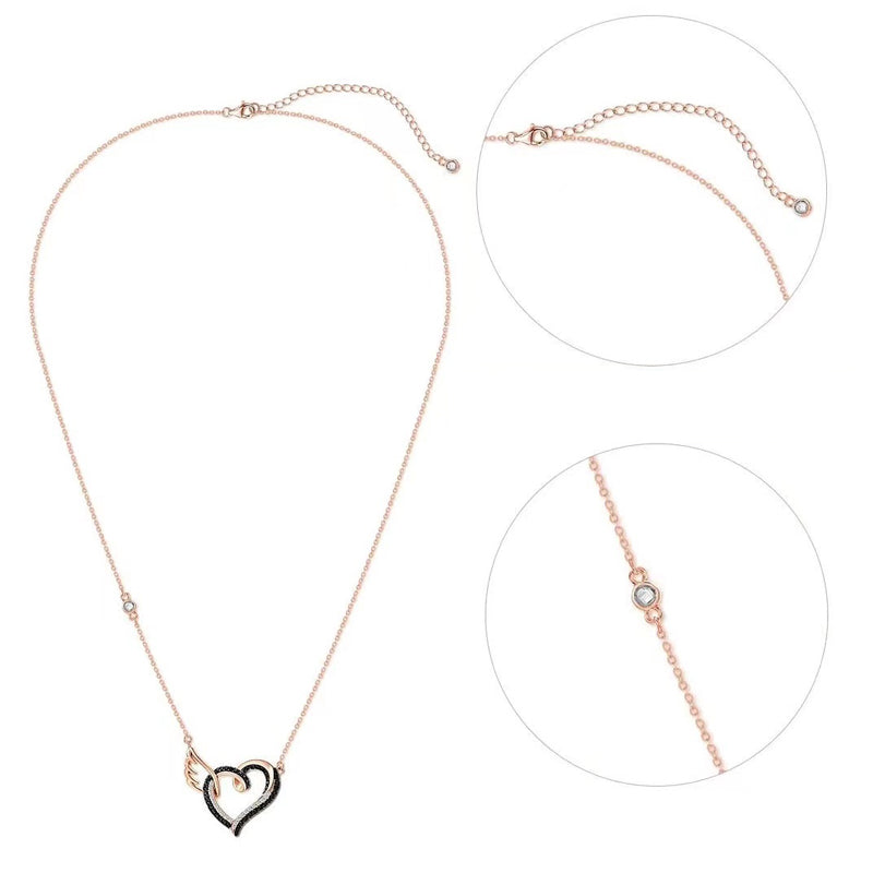 Collier Diamant Noir