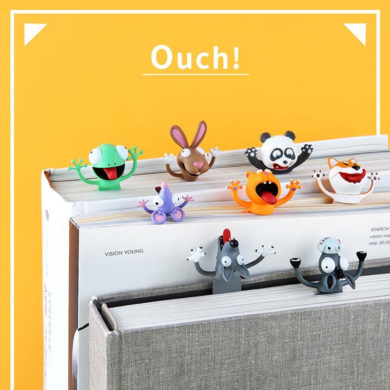 Marque-pages animaux 3D