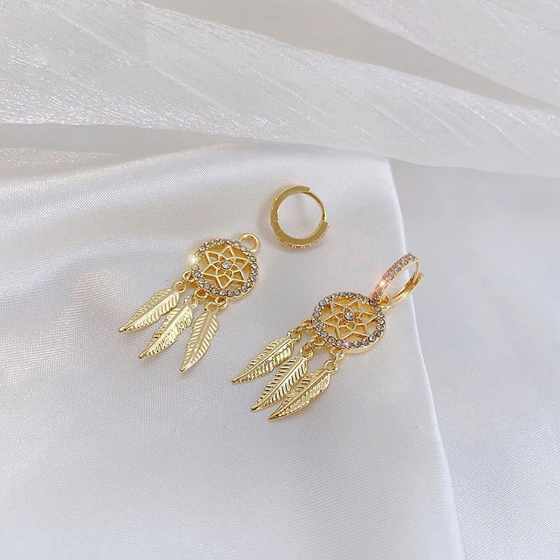 Boucles d'oreilles attrape-rêves tendance