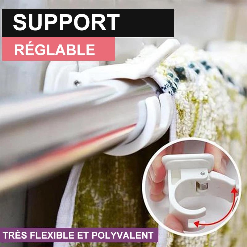 Support de Tige Réglables Sans Clous (2PCS)