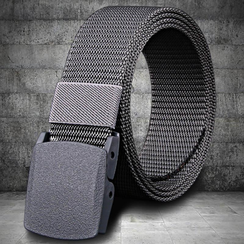 Ceinture en nylon à boucle non magnétique non métallique