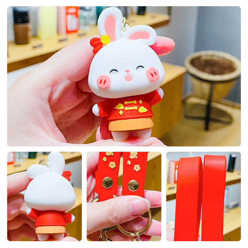 Porte-clés de lapin mignon