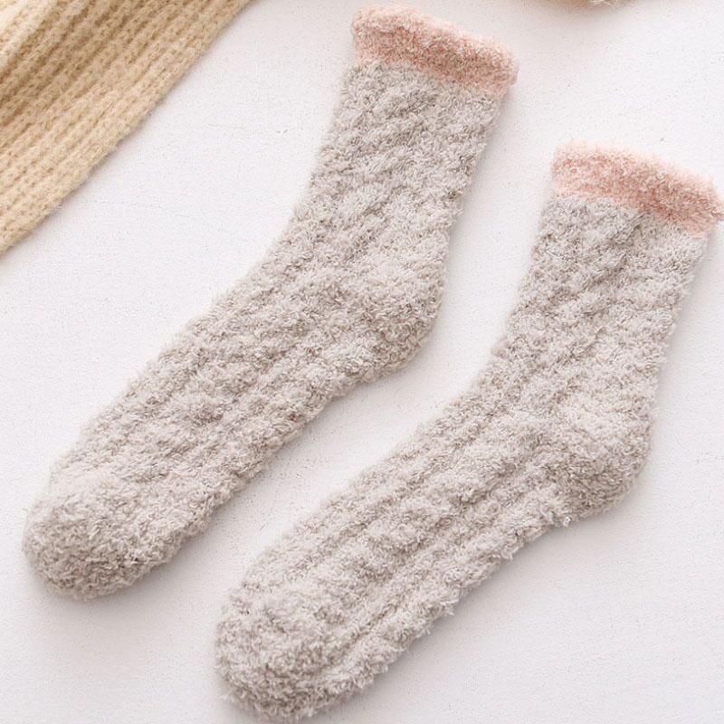 Chaussettes chaudes en laine d'agneau