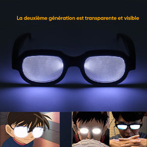 Lunettes lumineuses LED