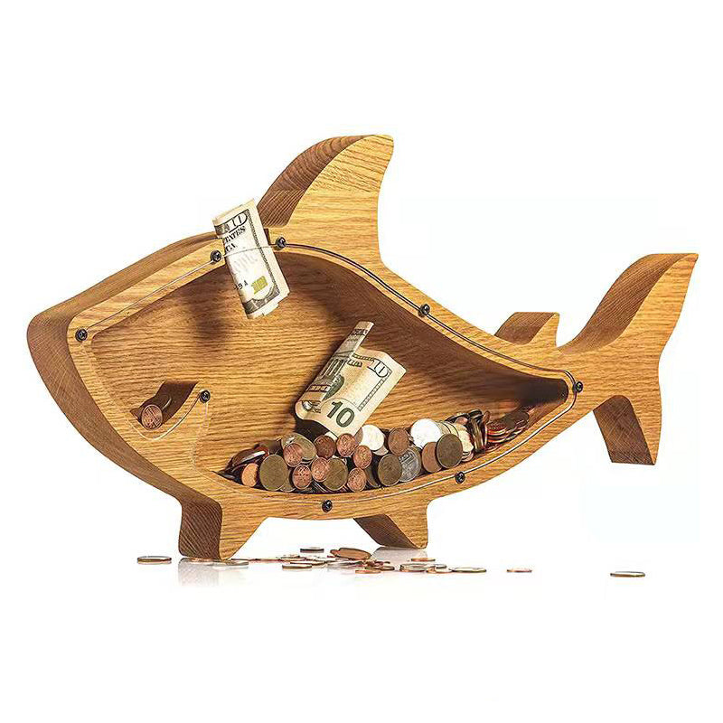 Tirelire Animal en Bois
