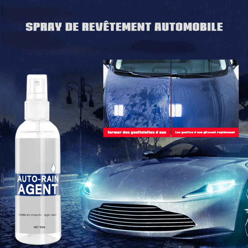 Agent anti-buée et anti-pluie pour vitres automobiles