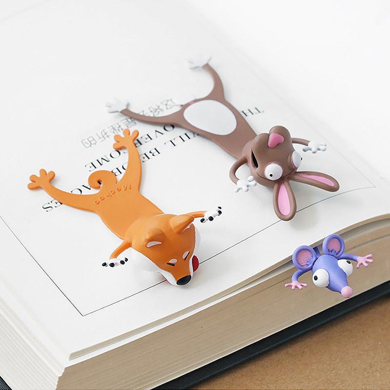 Marque-pages animaux 3D