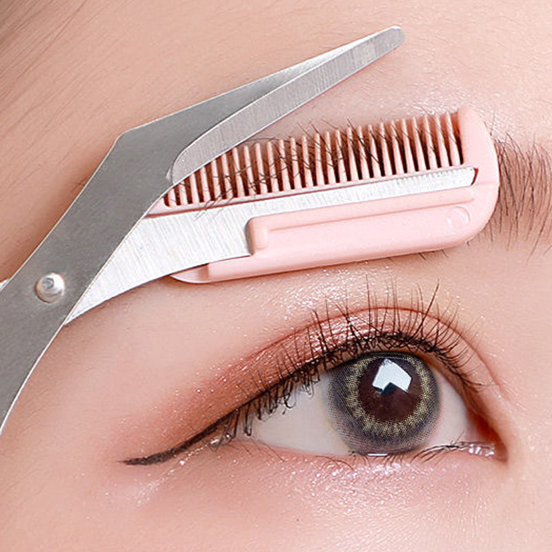Ensemble de coupe-sourcils🌙Ciseaux à Sourcils Avec Peigne✂️