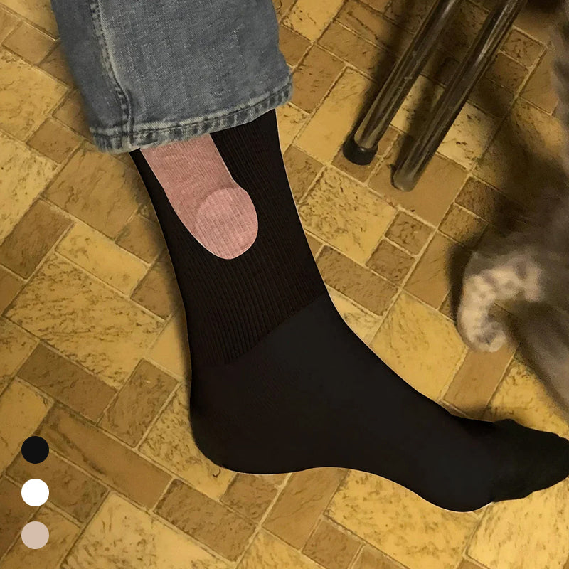 Montrez des chaussettes colorées amusantes