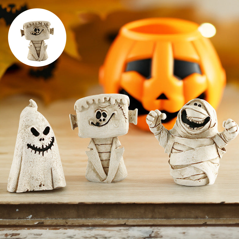 Pré-vente>>Décoration de citrouille fantôme d'Halloween