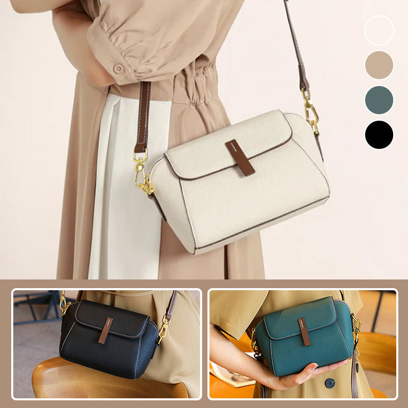 Sac à bandoulière en cuir souple de luxe léger