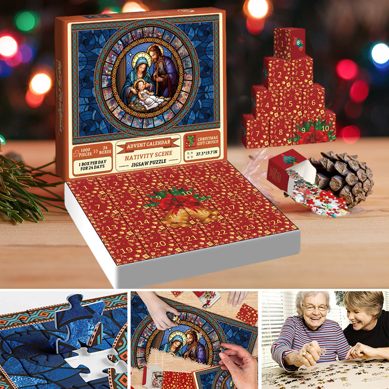 Puzzle 1000 pièces - Scène de la Nativité