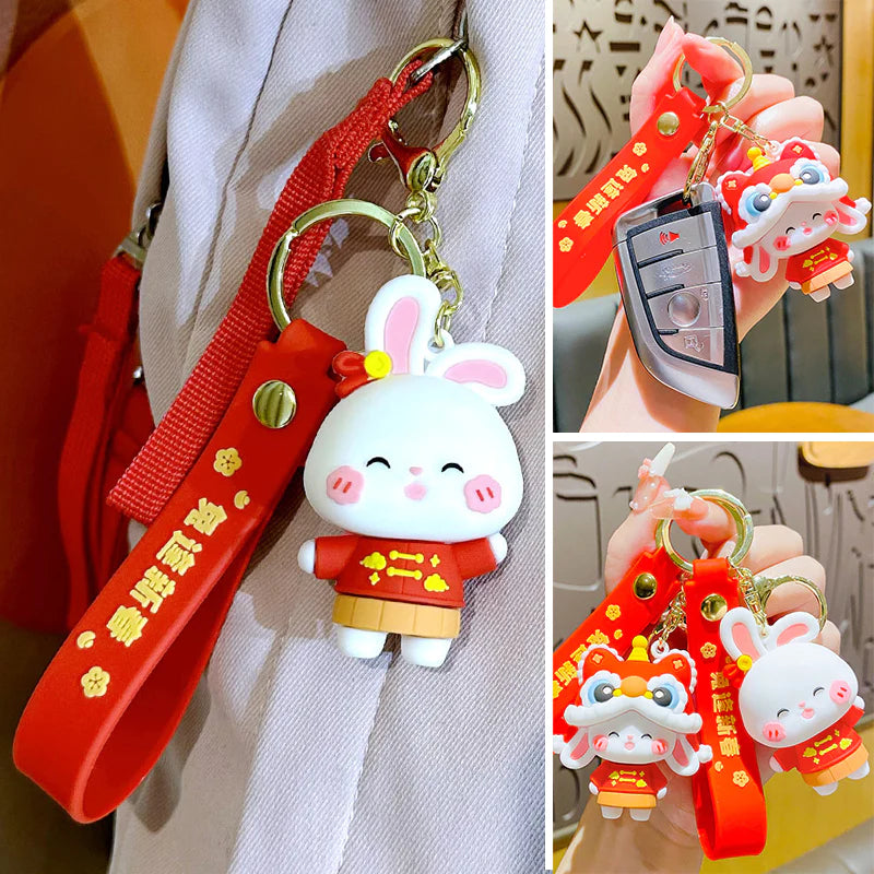 Porte-clés de lapin mignon