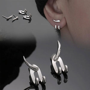 Boucles d'oreilles doubles détachables