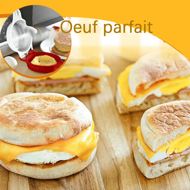 Mini Cuiseur à Hamburger aux œufs au Micro-ondes