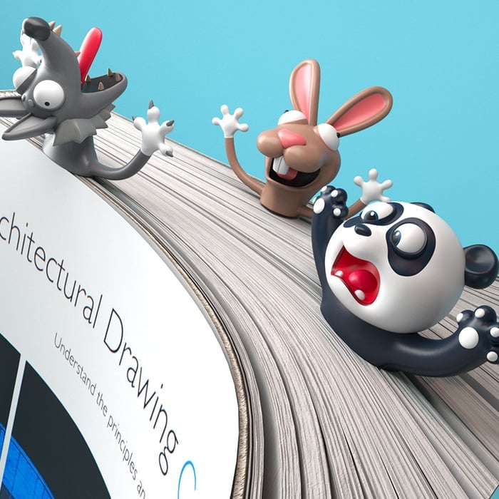Marque-pages animaux 3D