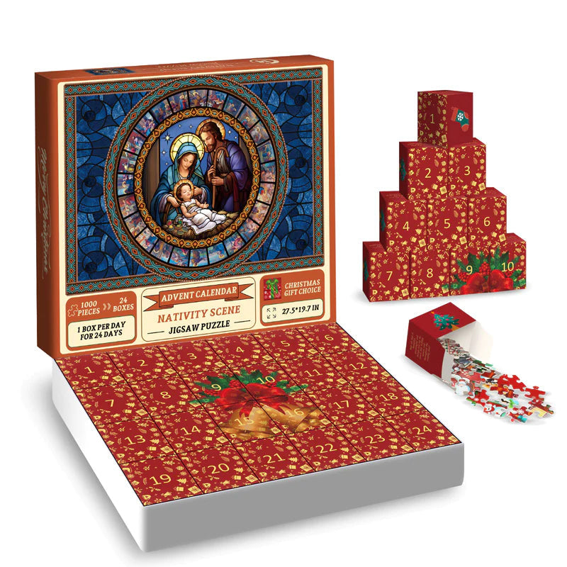Puzzle 1000 pièces - Scène de la Nativité