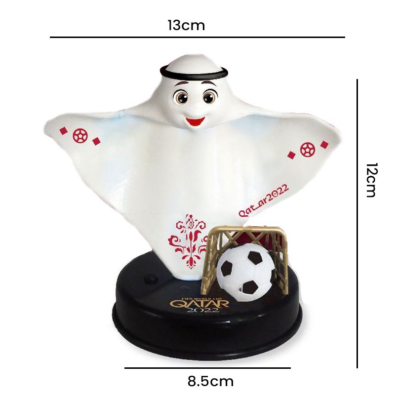 Ornement magnétique de la mascotte de la Coupe du monde du Qatar 2022