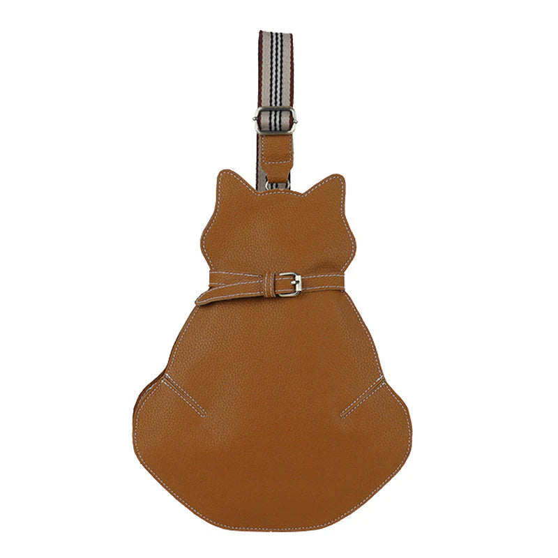 Sac à bandoulière en forme de chat