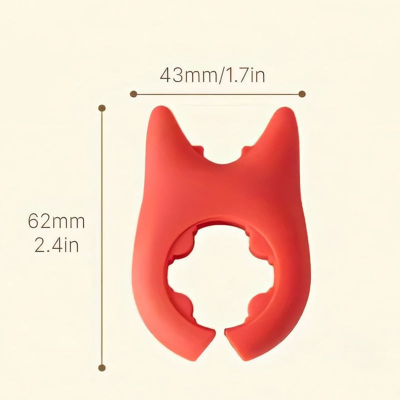 Repose-cuillère en silicone pour pot