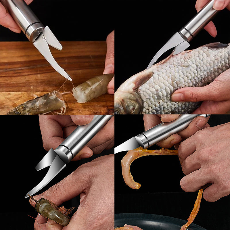 Couteau à poisson multifonction 5 en 1
