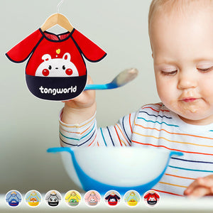 Bavoir à manches bébé