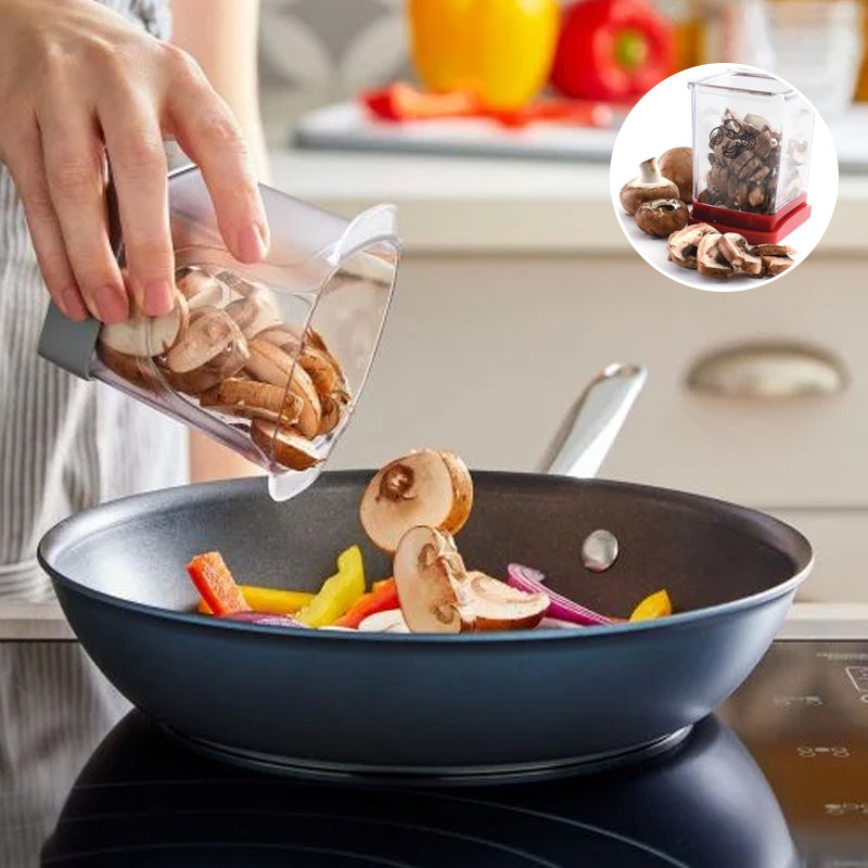 Trancheur rapide avec plaque de poussée