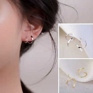 Boucles d'oreilles spirales